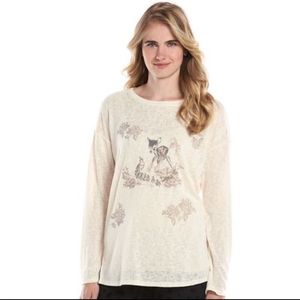 Lauren Conrad Bambi Long Sleeve Tunic